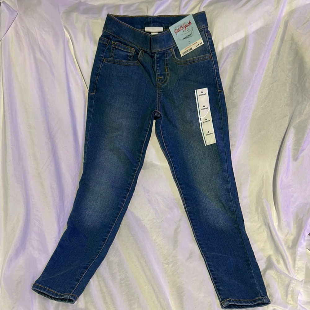 Classic Blue Slim-Fit Jegging Jeans with Stretch